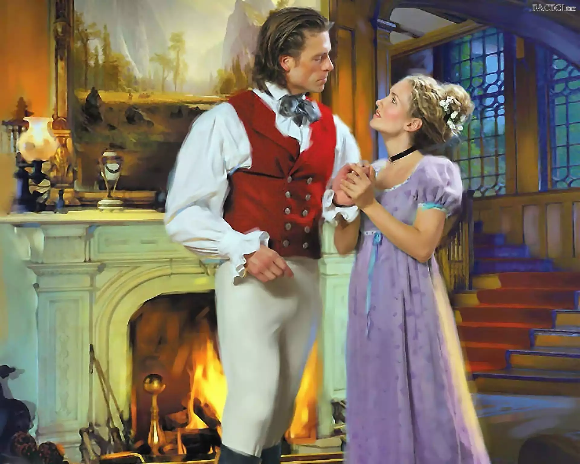 Kominek, Kobieta, Mężczyzna